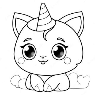 Pagina Para Colorir Gatinho Unicornio 74648-17906