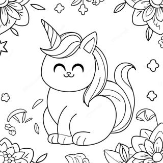 Pagina Para Colorir Gatinho Unicornio 74648-17907