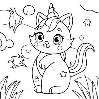 Pagina Para Colorir Gatinho Unicornio 74648-17908