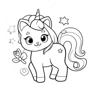 Pagina Para Colorir Gatinho Unicornio Magico 74649-17909