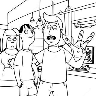 Pagina Para Colorir Do Bobs Burgers 74930-18125