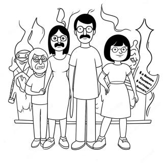 Pagina Para Colorir Da Familia Bobs Burgers 74931-18129