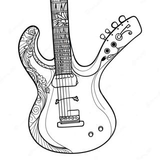 Guitarra Páginas Para Colorir