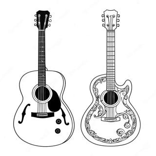 Pagina Para Colorir De Guitarra 74982 18168