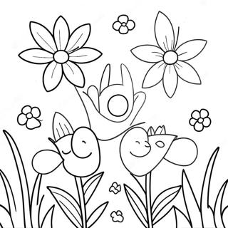 Pagina Para Colorir De Flores De Primavera 75548-18607