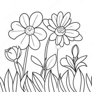 Pagina Para Colorir De Flores De Primavera 75548-18608