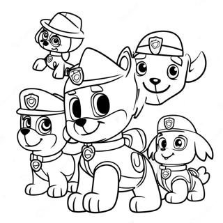 Pagina Para Colorir Do Paw Patrol De Halloween Engracado 75732-18757