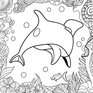 Orca Páginas Para Colorir