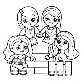 Pagina Para Colorir Dos Lego Friends 75857-18847