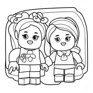 Pagina Para Colorir Da Aventura Colorida Dos Lego Friends 75858-18849