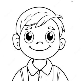 Pagina Para Colorir Da Cara Engracada Do Greg Heffley 75884-18870