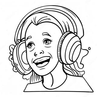 Pagina Para Colorir Da Audicao E Som Brilhantes 75937-18915