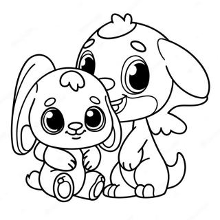 Stitch E Angel Fofinhos Páginas Para Colorir