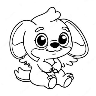 Pagina Para Colorir Do Stitch E Da Angel Fofos 76012-18968