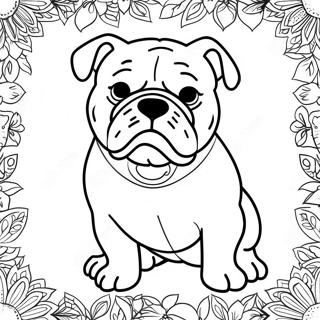 Pagina Para Colorir Do Bulldog 76090-19027