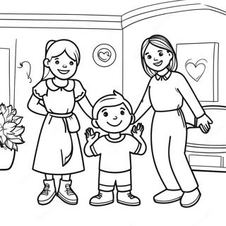 Pagina Para Colorir De Momentos Divertidos Em Familia De Red Crescer E Uma Fera 76169 19097