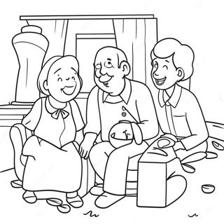 Pagina Para Colorir De Momentos Divertidos Em Familia De Red Crescer E Uma Fera 76169 19099