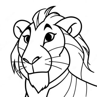 Scar Do Rei Leao Pagina Para Colorir 76372 19257