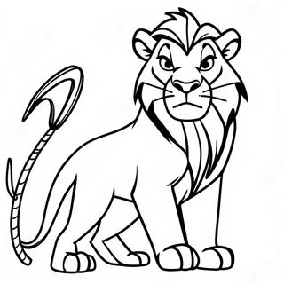Scar Do Rei Leao Pagina Para Colorir 76372 19258