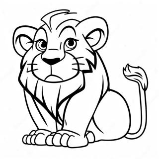 Scar Do Rei Leao Pagina Para Colorir 76372 19259