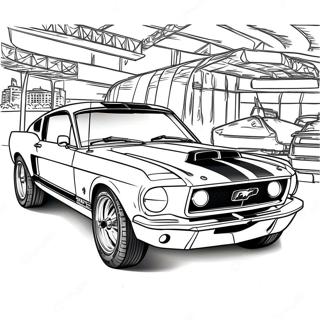 Mustang Gt Mustang Páginas Para Colorir