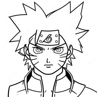 Sasuke Naruto Páginas Para Colorir