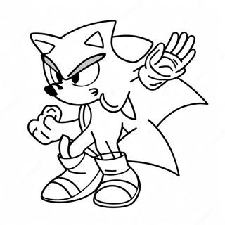 Sonic Boom Páginas Para Colorir