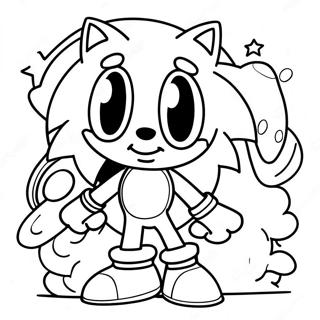 Pagina Para Colorir De Explosao Sonica 76855-19626