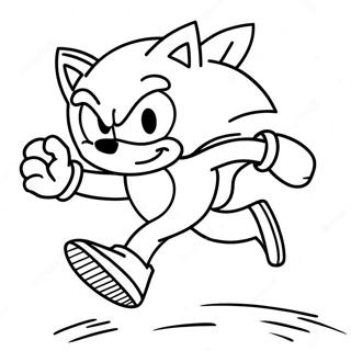 Pagina Para Colorir De Sonic O Ourico Correndo Rapido 76856-19630