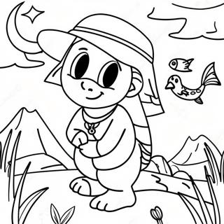 Pagina Para Colorir De Raya Aventureira 77060-19770