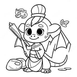 Pagina Para Colorir De Raya No Templo Do Dragao 77063-19782