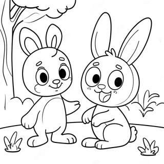 Pagina Para Colorir De Aventura De Pascoa De Bluey E Bingo 77139 19833