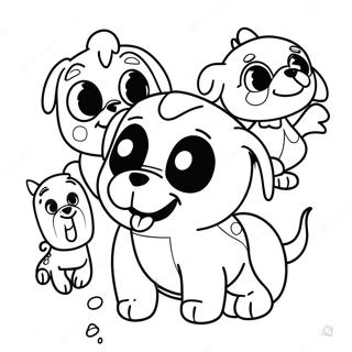 Pagina Para Colorir De Caezinhos Amigos Aventureiros 77679-20251