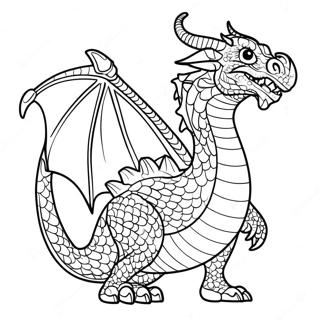 Pagina Para Colorir Dragao Mitico 77860-20386