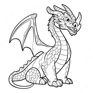 Pagina Para Colorir Dragao Mitico 77860-20387