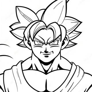 Pagina Para Colorir Goku Black Com Aura Rosa 77916-20441