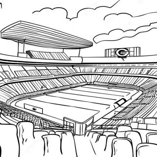 Pagina Para Colorir Estadio Do Green Bay Packers 77968-20481