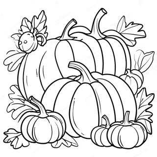 Pagina Para Colorir Colheita De Abobora Abundante 78429-20835