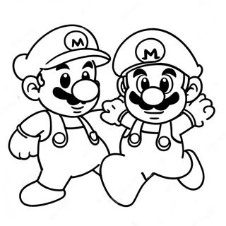 Pagina Para Colorir Aventura De Luigi E Mario 78454-20850