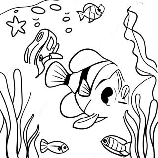 Desenho Para Colorir Da Aventura Subaquatica De Procurando Dory 78661-21010