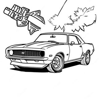 Desenho Para Colorir De Camaro 78686-21027