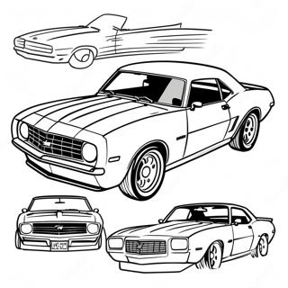 Desenho Para Colorir Do Camaro Classico 78687-21029