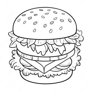 Pagina Para Colorir De Hamburguer 78712-21047