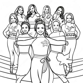 Pagina Para Colorir Das Cheerleaders Dos Dallas Cowboys 78817-21131