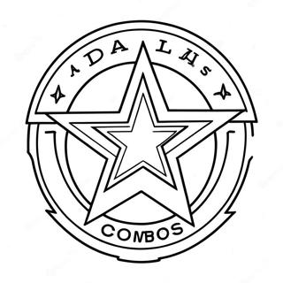 Pagina Para Colorir Do Logo Estrela Dos Dallas Cowboys 78818-21135