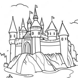 Pagina Para Colorir Castelo Medieval 78870 21176