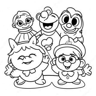 Muppet Babies Páginas Para Colorir