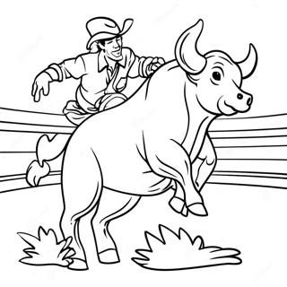 Pagina Para Colorir Do Lacando Um Touro 78998-21274