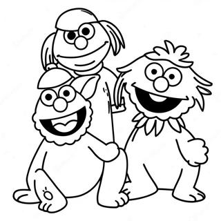 Pagina Para Colorir Dos Personagens Da Rua Sesamo 79025-21303