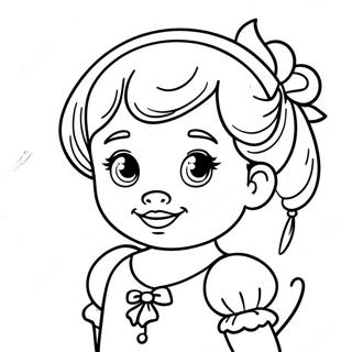 Princesa Disney Bebê Páginas Para Colorir